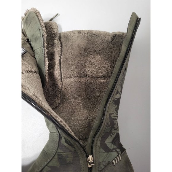 TEVA X Spyder Kiru Aztec Green Snow Winter Boots, Faux Fur Lined, 8.5 - Picture 9 of 9